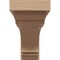 Ekena Millwork 6"W x 36"D x 12"H Thin Warren Rough Cedar Woodgrain TimberThane Corbel, Primed Tan CORUR06X36X12WARRCPR - alternate 3